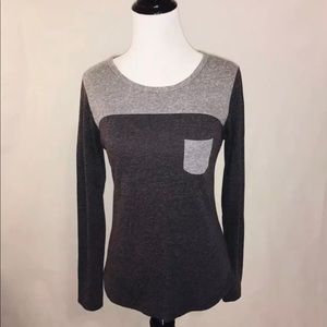 BCG colorblock long sleeve top FS soon